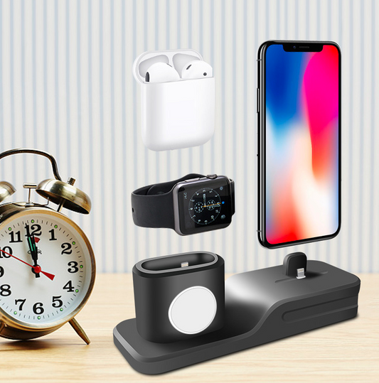 3-in-1 charging stand for iPhone, Airpods, and Apple Watch