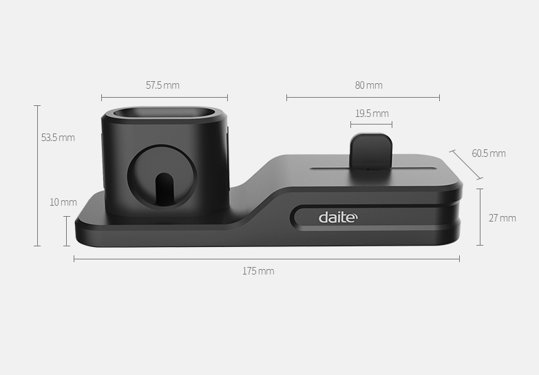 3-in-1 charging stand for iPhone, Airpods, and Apple Watch
