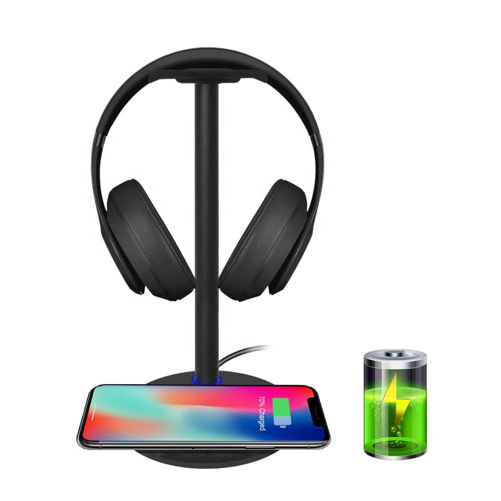 Wireless Charging Headset Stand