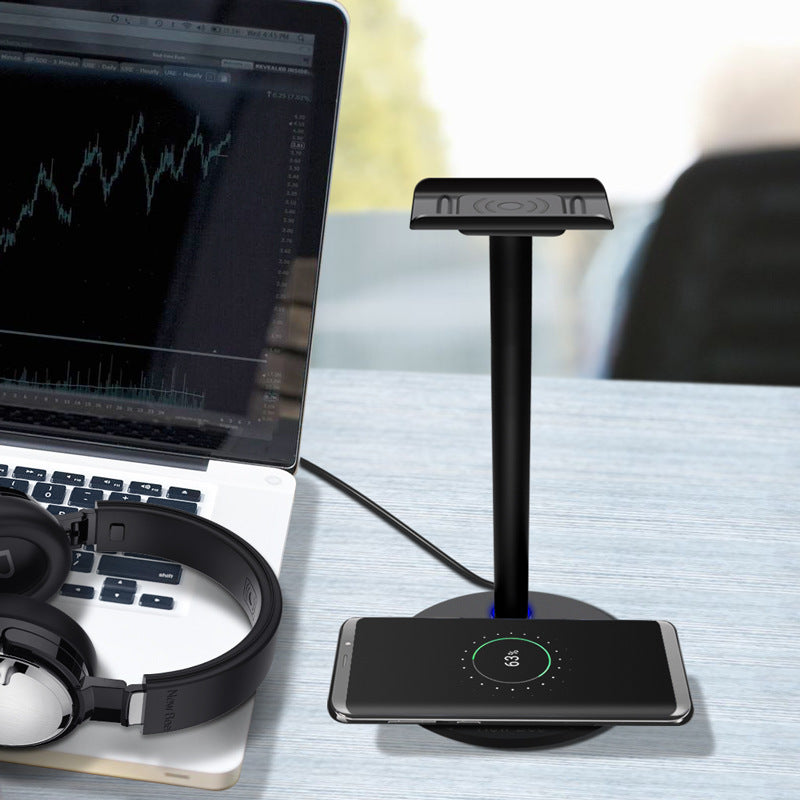 Wireless Charging Headset Stand