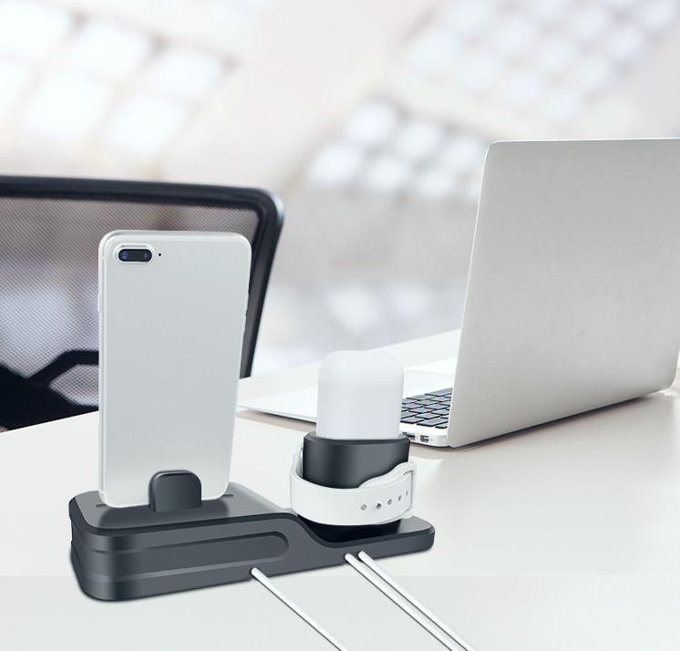3-in-1 charging stand for iPhone, Airpods, and Apple Watch