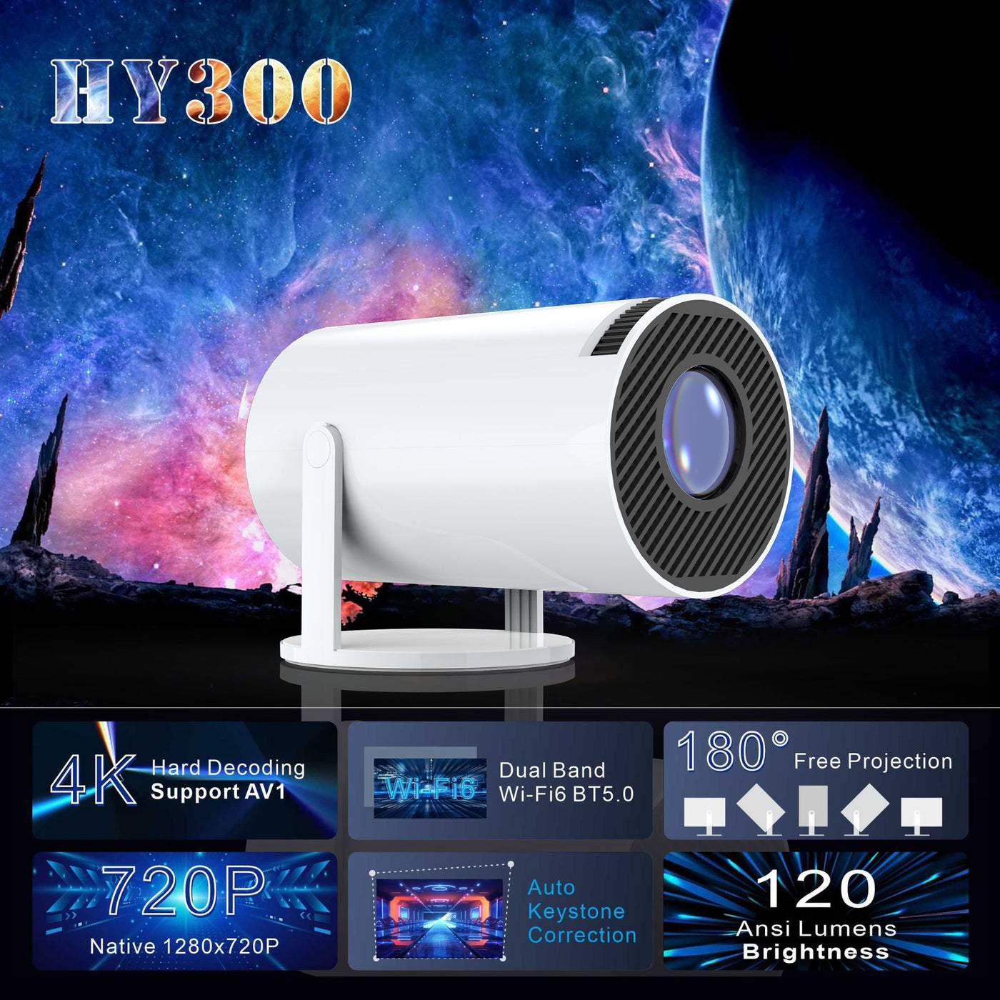 H713 Ultra High Definition 4K Projector Pro